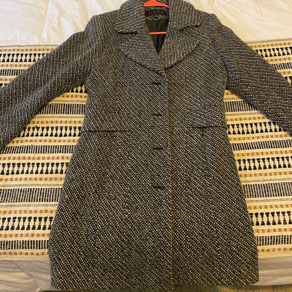 Wool trench coat